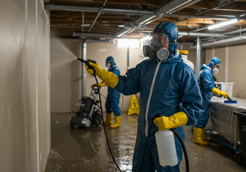 Basement Sanitization and Antimicrobial Treatment process in Mount Rainier, MD